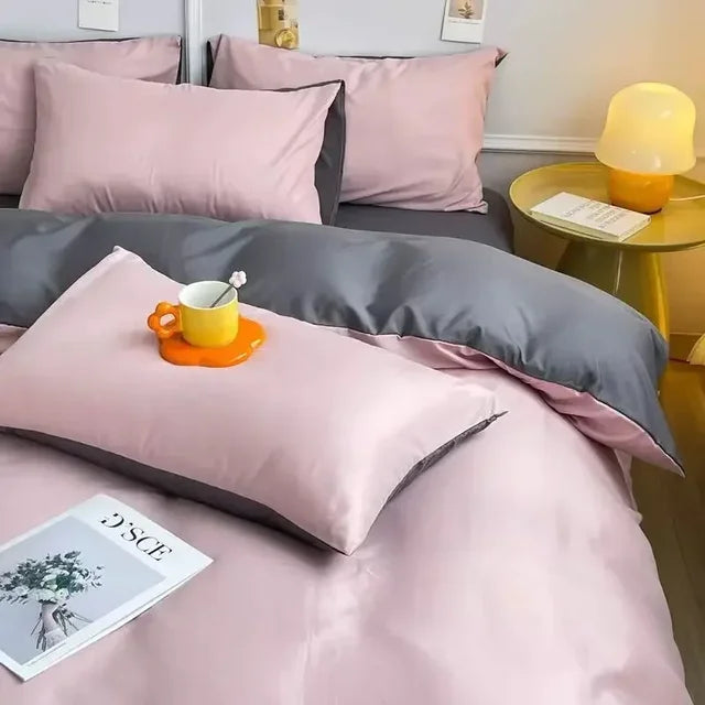KomfortNest | Skandinavische Elegante Wendebettwäsche für Gemütliche Nächte