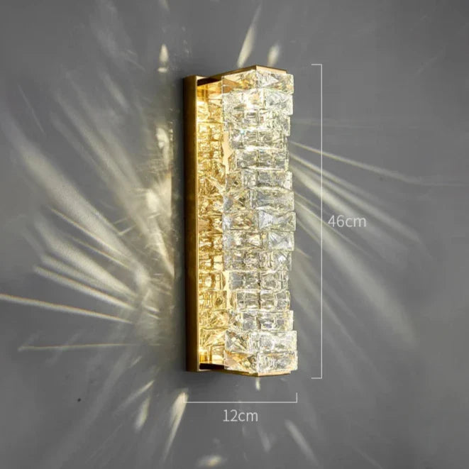 CristalElegance | Exklusive LED-Wandleuchte aus Kristall