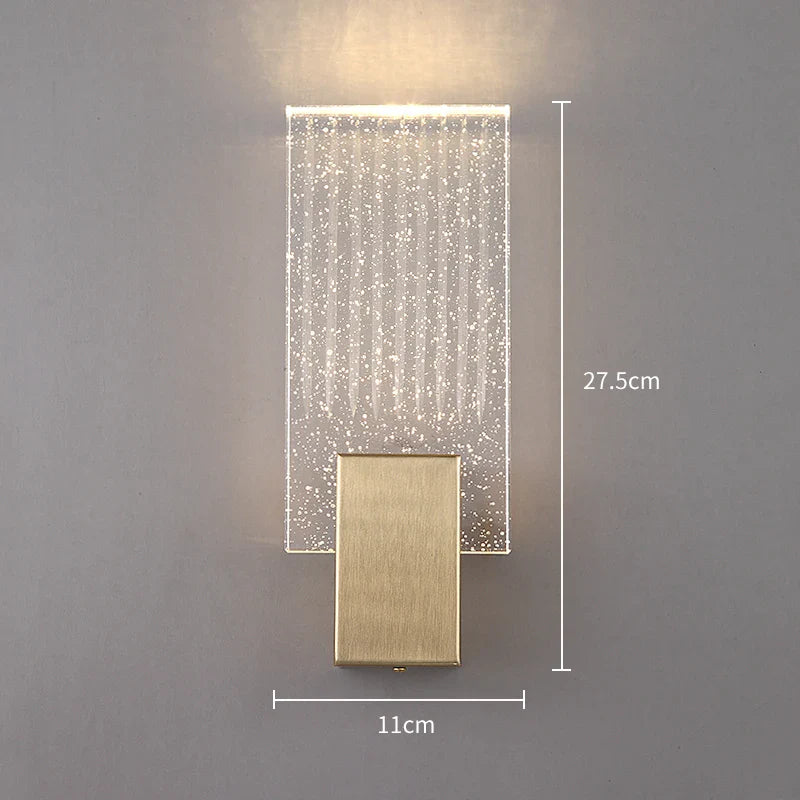 CristalElegance | Exklusive LED-Wandleuchte aus Kristall