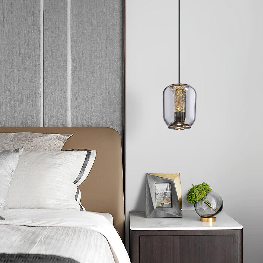 GlimmerLux | Elegante Glas-Pendelleuchte