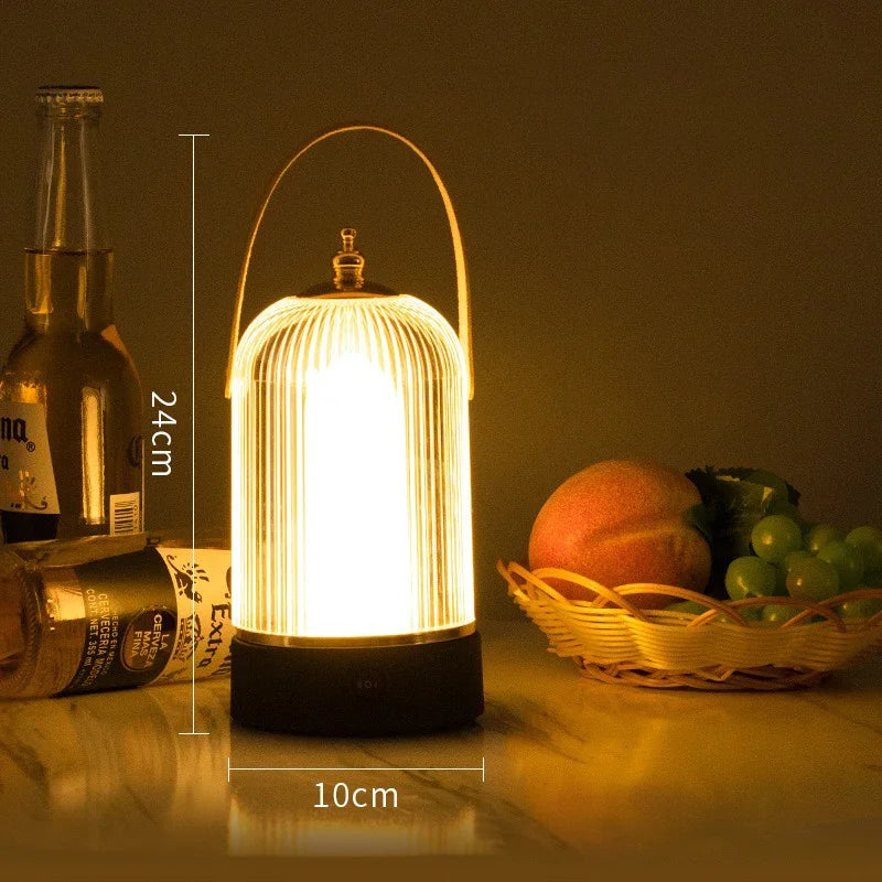 NostalLight | Klassische Vogelkäfig-Tischlampe