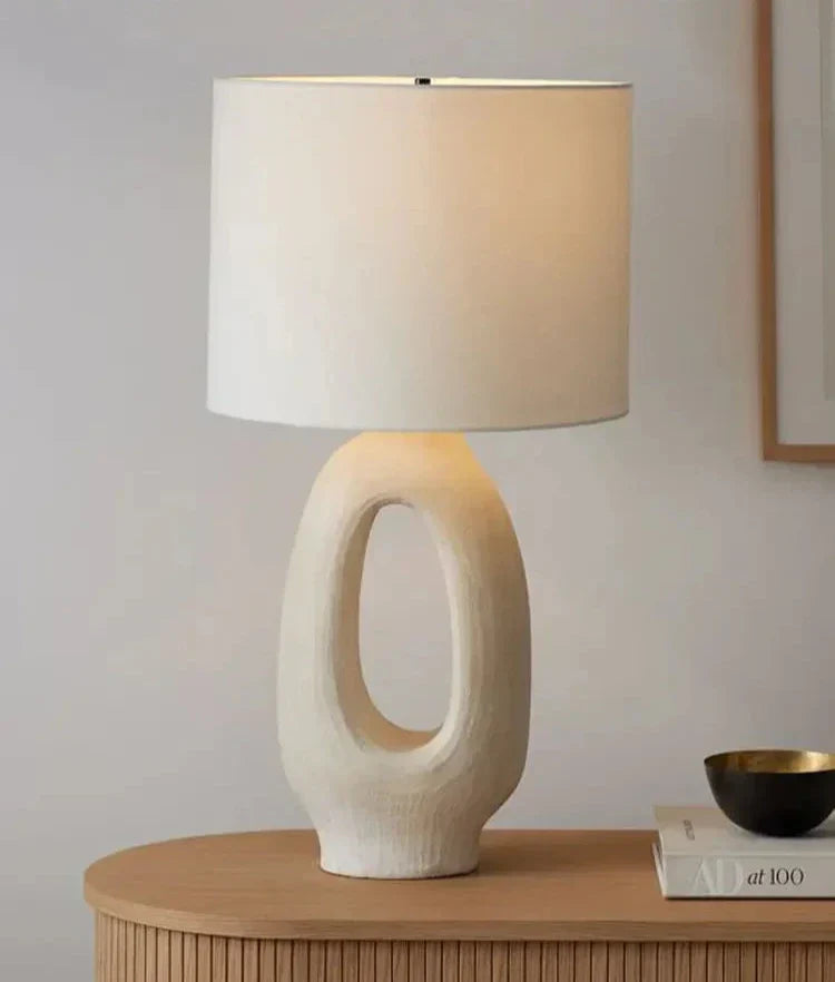 LumiLicht | Wabi-Sabi Tischlampe für stilvolle und natürliche Wohnräume