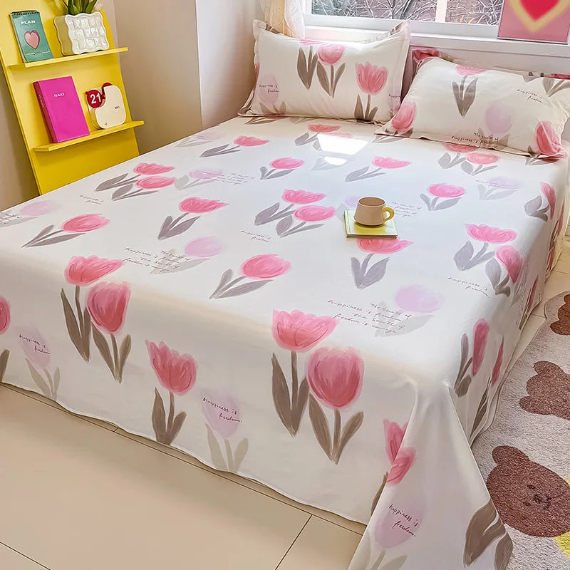 DreamBed | Klassisches Weiches Leinen Bettlaken Set