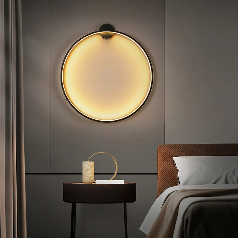 CelestialRing - Minimalistische LED Wandleuchte