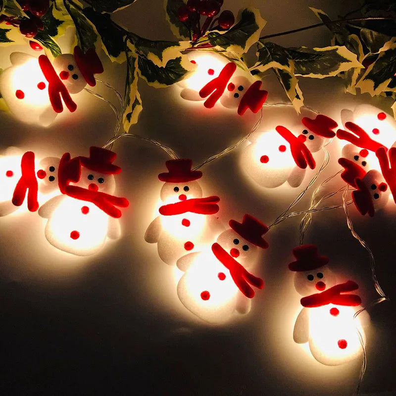 SchneeGlow | Kuschelige Schneemann Tischlampe