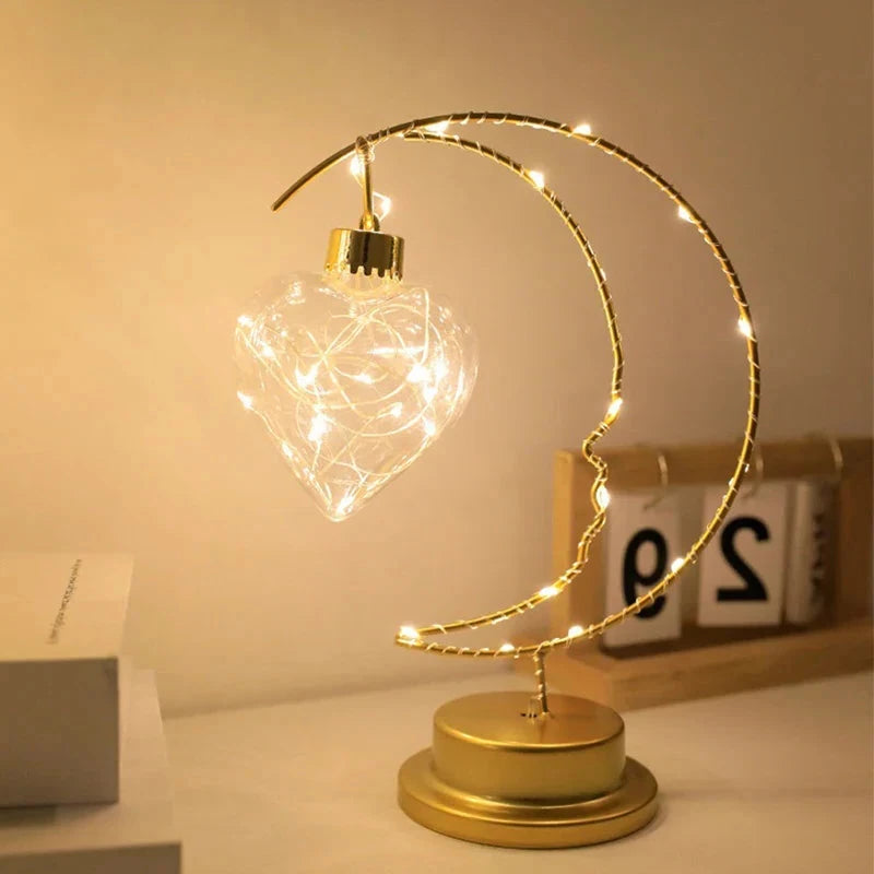 LumiNight | Elegante LED-Nachttischlampe