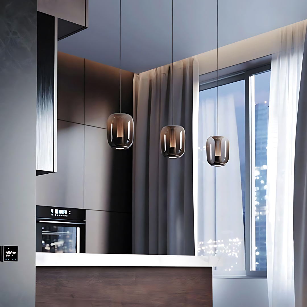 GlimmerLux | Elegante Glas-Pendelleuchte