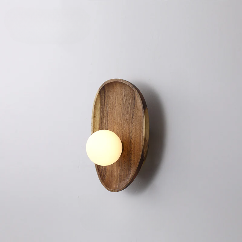 NatureWood | Elegante Wandleuchte aus natürlichem Holz für ein gemütliches Ambiente