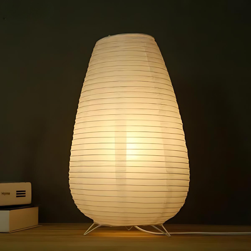 ZenSerenity | Wabi-Sabi LED-Tischlampe für sanfte Beleuchtung