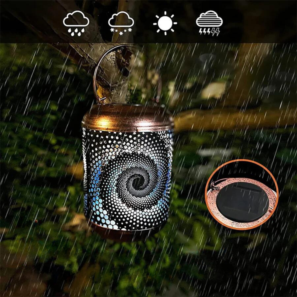 SnailMagic | 3D-Solar-Außenleuchte mit Schneckenmuster