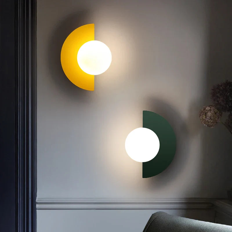 SemiCircle | Elegante nordische LED-Wandleuchte