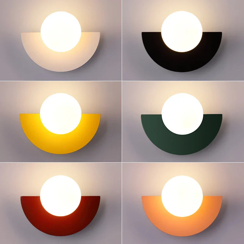 SemiCircle | Elegante nordische LED-Wandleuchte