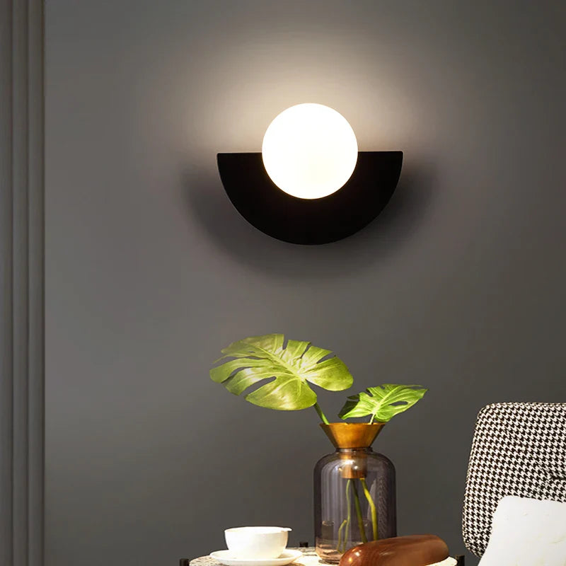 SemiCircle | Elegante nordische LED-Wandleuchte