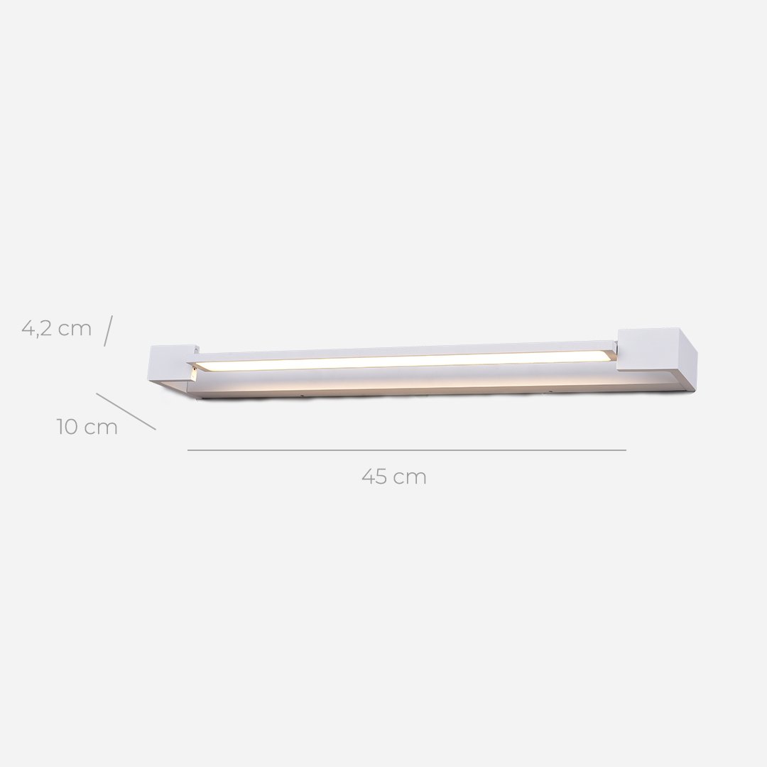LichtBegleiter | LED-Wandleuchte für Badezimmer und Galerien, Umweltfreundlich und Energieeffizient