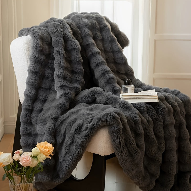 SnuggleUp | Luxuriöse Fleecedecke mit stilvollem Design