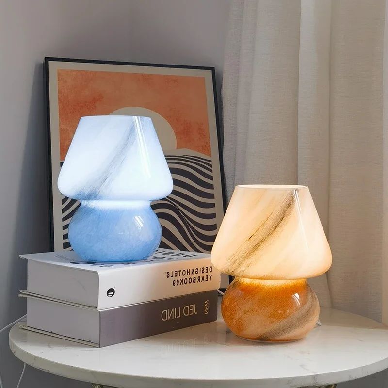 MushHue | Marmor-Pilz Tischlampe
