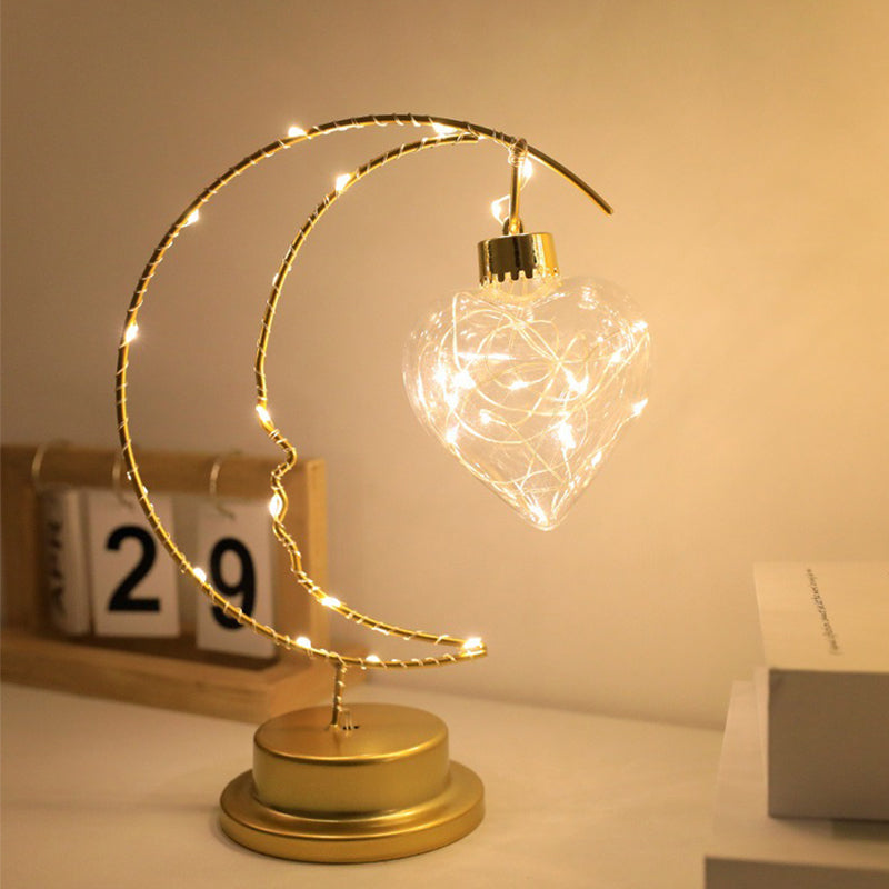 StarryGleam | Mondlicht Deko-Nachttischlampe