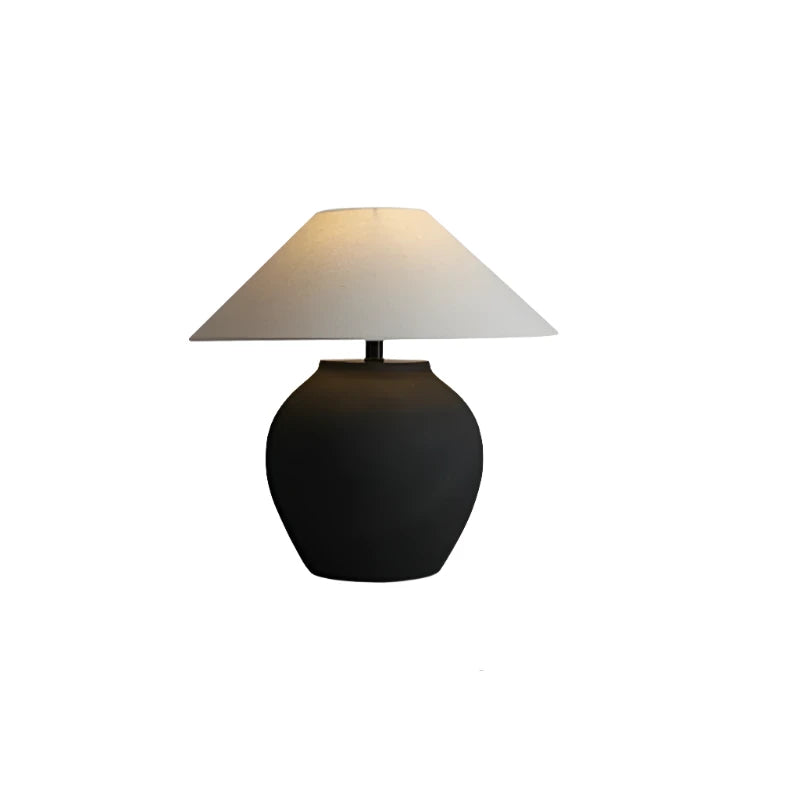LumiCeram | Handgemachte Keramik-Topf-Tischlampe