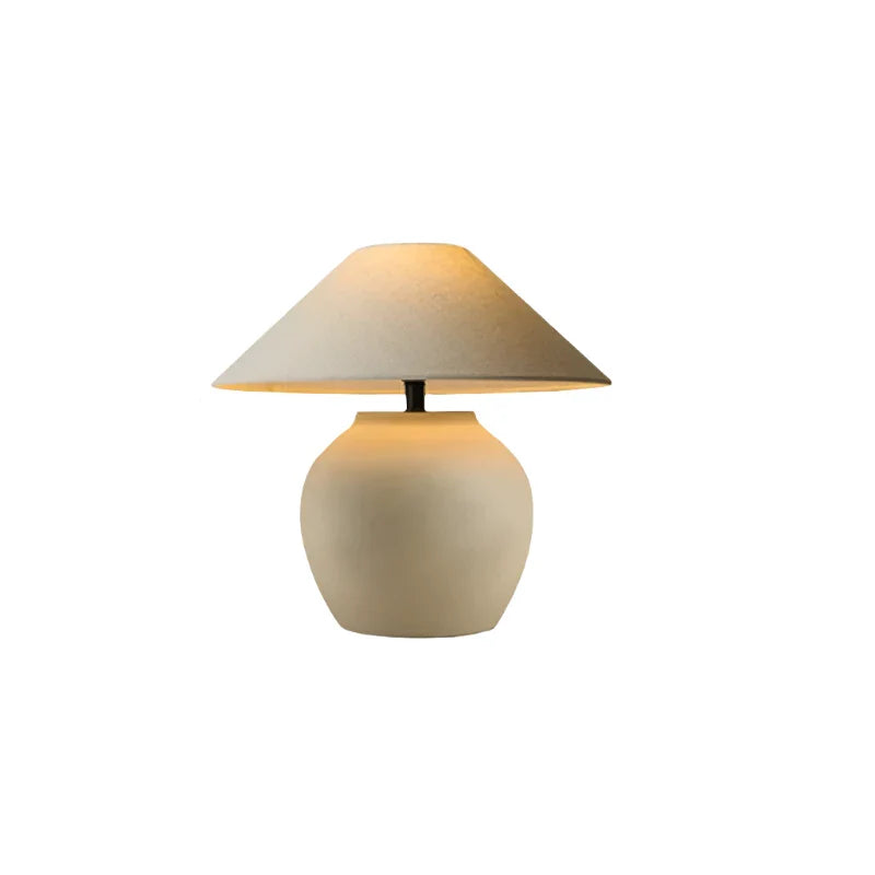 LumiCeram | Handgemachte Keramik-Topf-Tischlampe