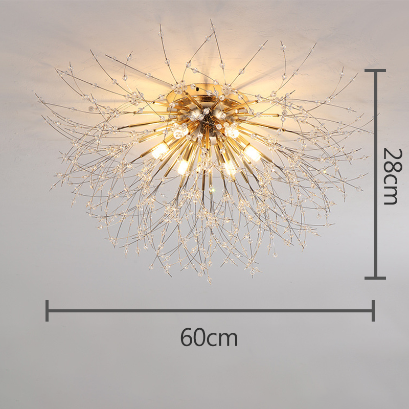 LumiDandelion | Elegante Kristall-Deckenleuchte