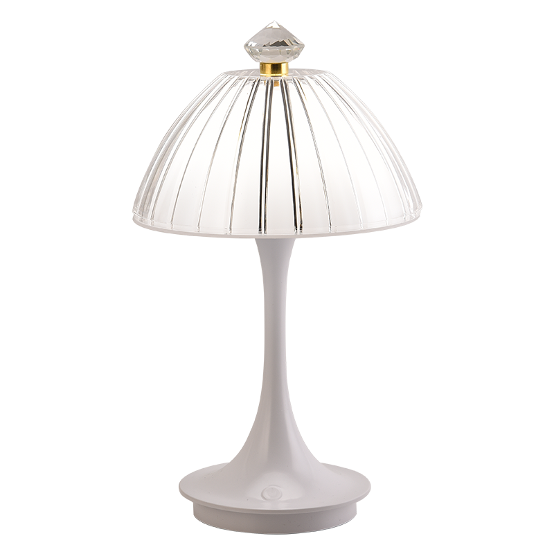 LuxiBeam | Kabellose Kristall-Tischlampe mit Touch-Steuerung