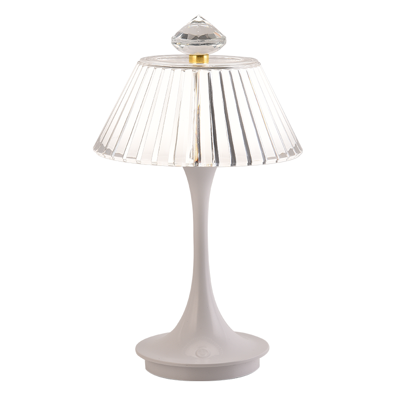 LuxiBeam | Kabellose Kristall-Tischlampe mit Touch-Steuerung