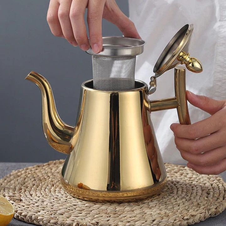 TeaKettle | Edelstahl-Teekessel für Induktion mit Filter