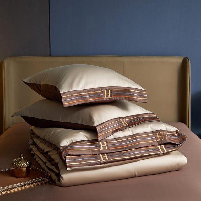 VisnaElegance | Ägyptische Baumwolle Bettwäsche Luxus Set