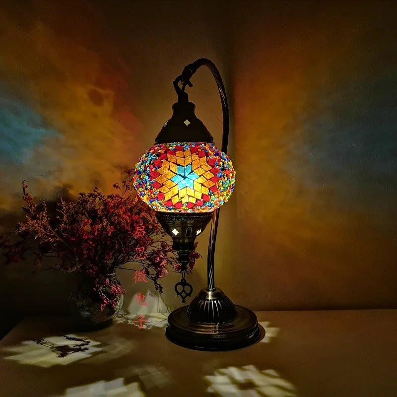 MosaikLight | Handgefertigte Tischlampe im Türkischen Design für ein elegantes Ambiente