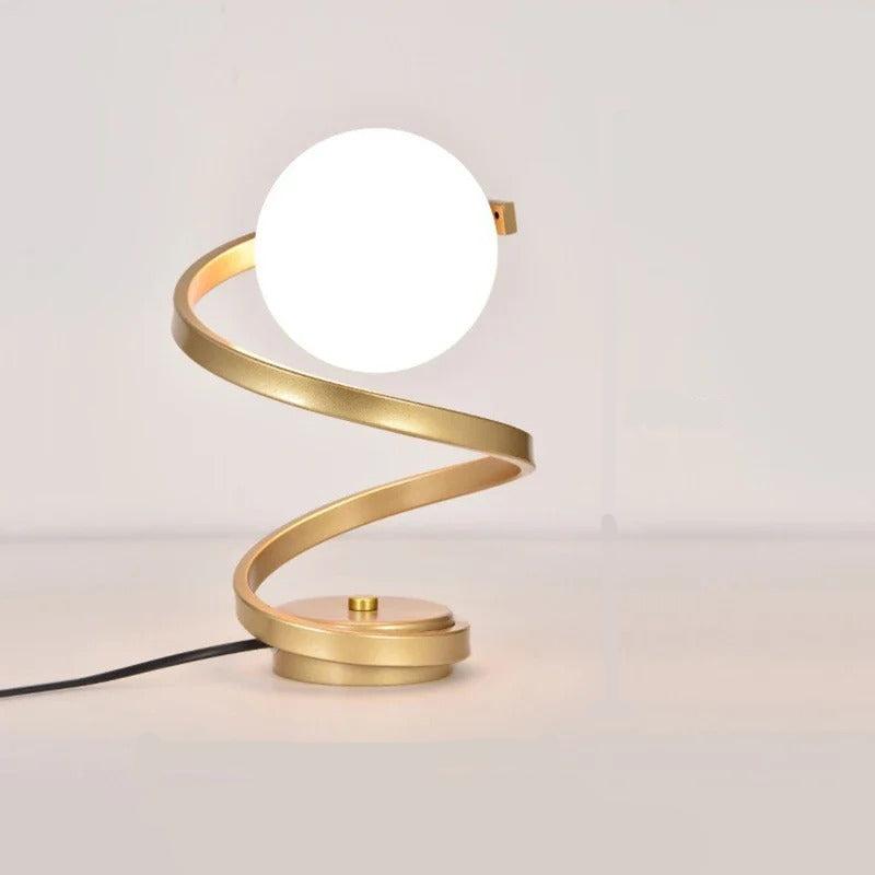 NordicGlobe | Skandinavische schwingende LED-Tischlampe