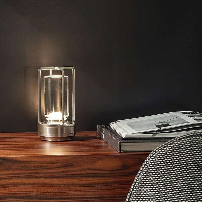 GlowLumi | Kabellose Retro Tischlampe