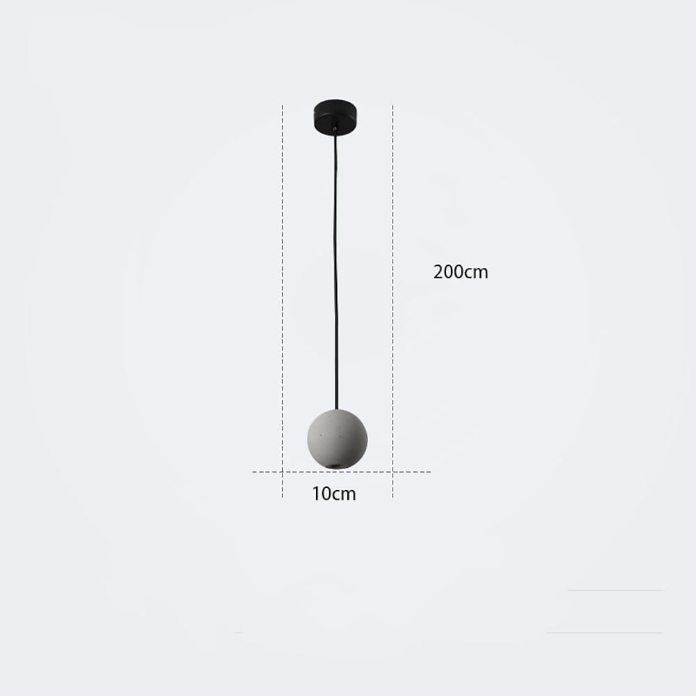 LichtBlitz | Moderne offene Kugel LED Pendelleuchte