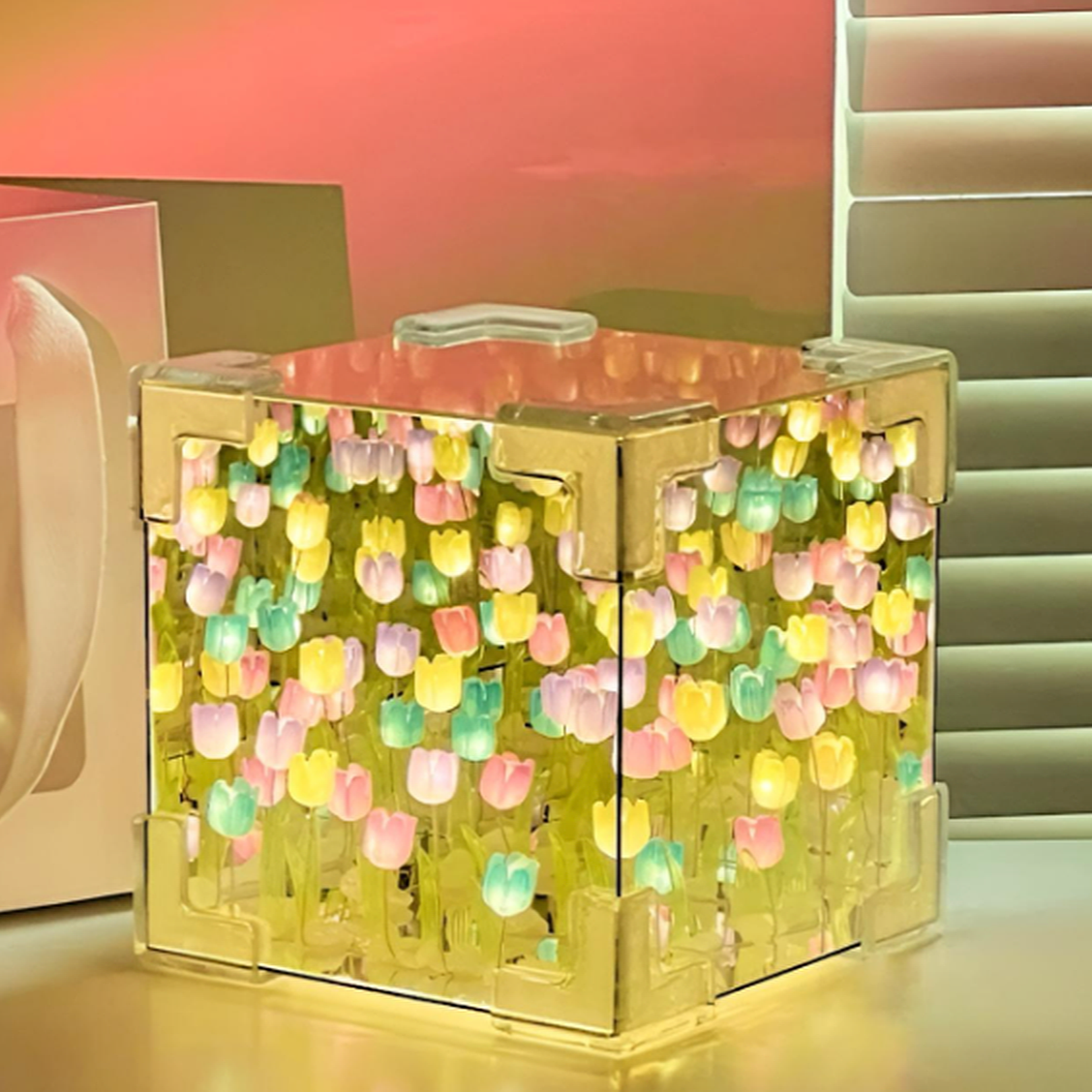 TulipGlow | Tulpen Spiegel Lampe