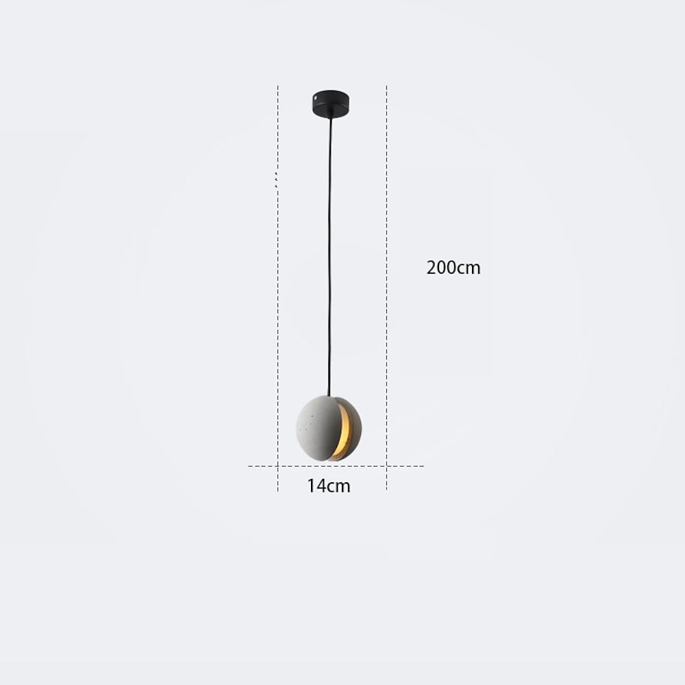 LichtBlitz | Moderne offene Kugel LED Pendelleuchte