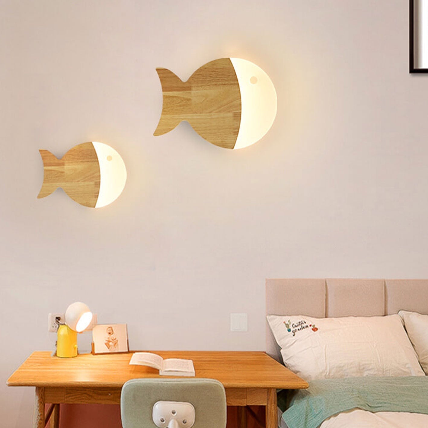 FishyGlow | Minimalistische LED-Wandleuchte