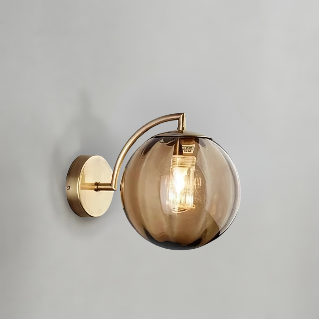 LuminaGlass | Glaskugel-Wandlampe