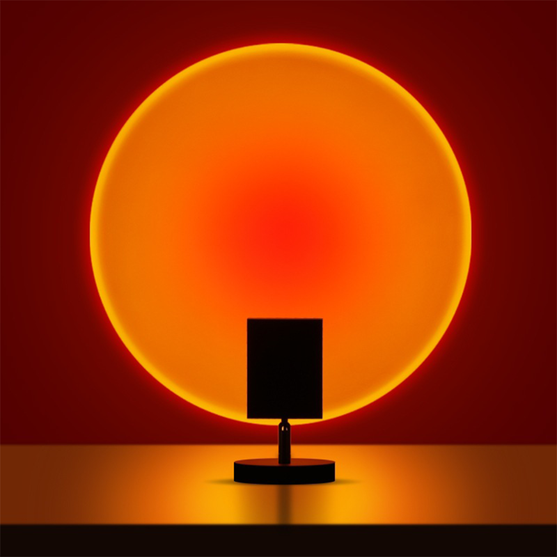 SunBright | Retro Tischlampe im Sonnenuntergangsdesign