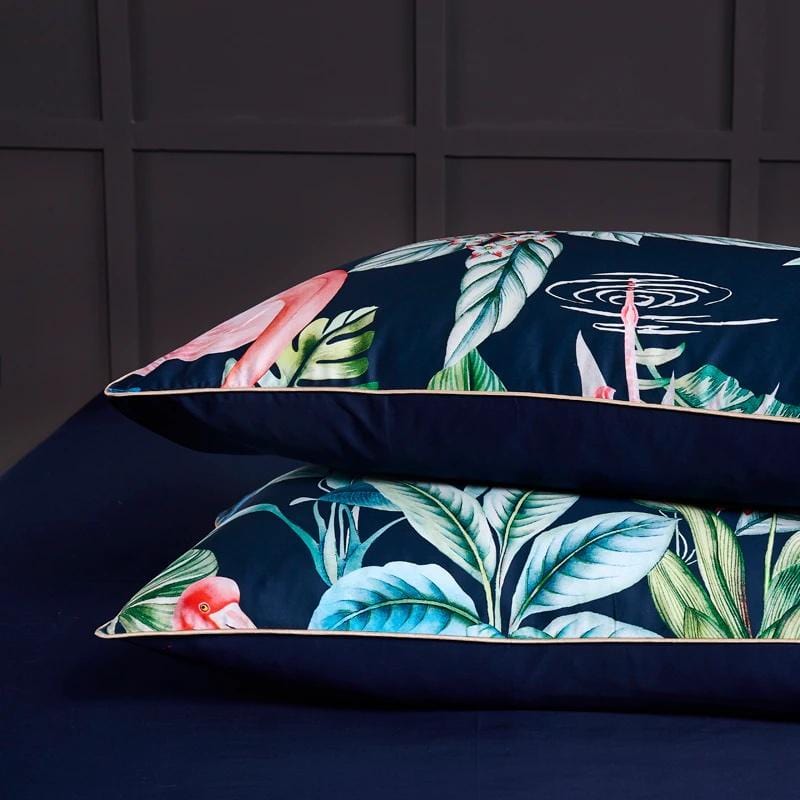 FlamingoFlair | Bettbezug aus ägyptischer Baumwolle