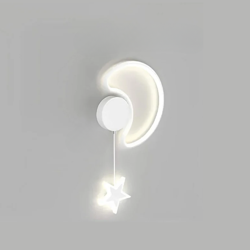 DreamLight | Magische Wandlampe mit Wolken, Sternen und Mond