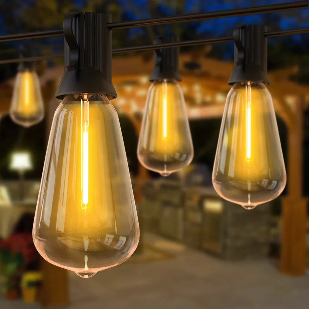 LumiStern | Wasserfeste LED-Lichterkette für drinnen und draußen