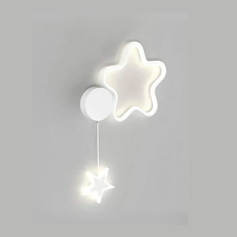DreamLight | Magische Wandlampe mit Wolken, Sternen und Mond