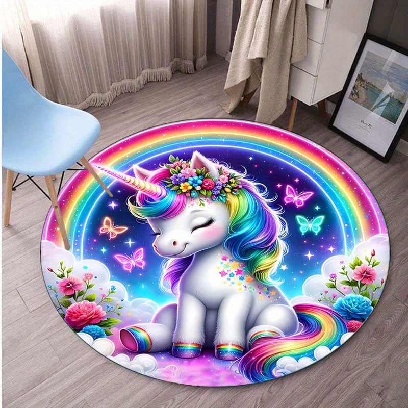 UnicornMagic | Regenbogen Einhorn Anti-Rutsch-Teppich