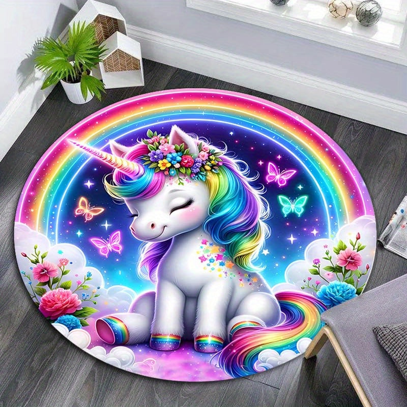 UnicornMagic | Regenbogen Einhorn Anti-Rutsch-Teppich