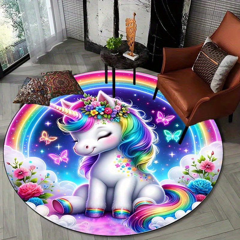 UnicornMagic | Regenbogen Einhorn Anti-Rutsch-Teppich