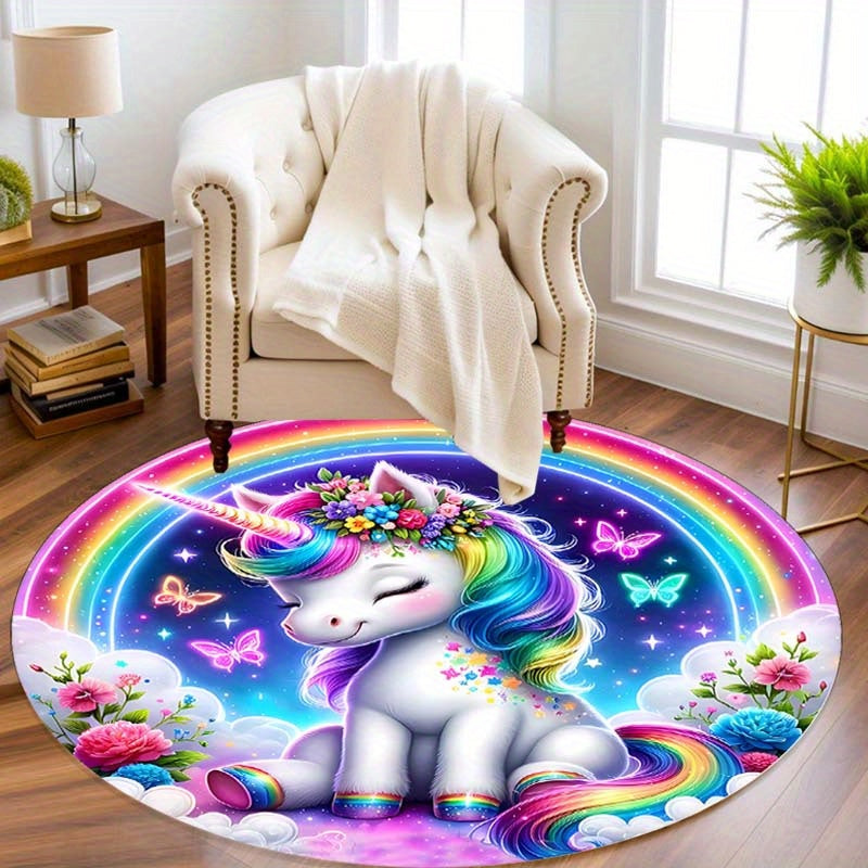 UnicornMagic | Regenbogen Einhorn Anti-Rutsch-Teppich