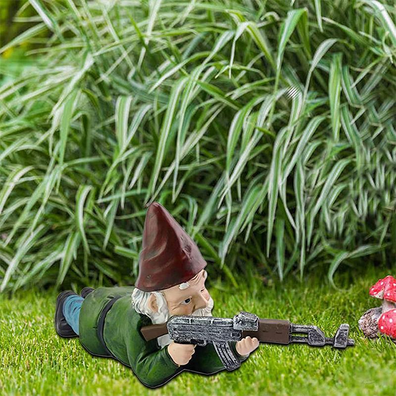 MilitaryGnome | Militärischer Gartenzwerg in Tarnuniform