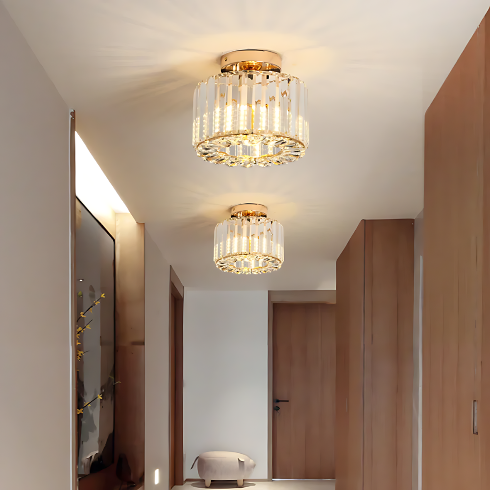 Crystalline | Elegante Kristall-Deckenleuchte für stilvolle Innenräume