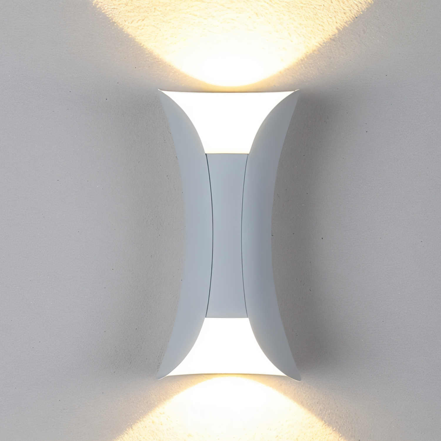 Dualite | Wasserdichte LED-Wandleuchte mit Doppelkopf