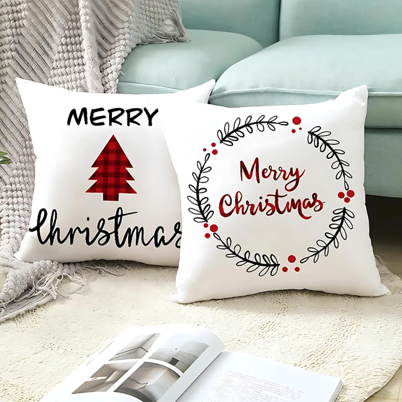 MerryCushion | Weihnachts-Kissenbezug mit festlichem Design