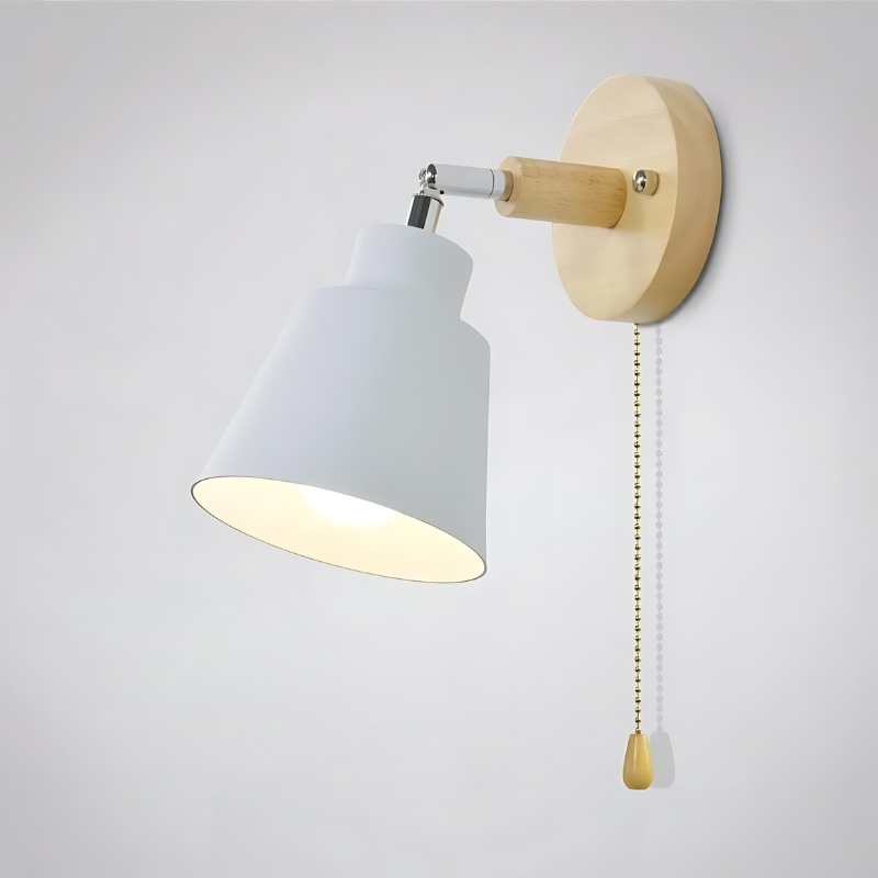 Collin | Drehbare Wandlampe mit Ketten Schalter